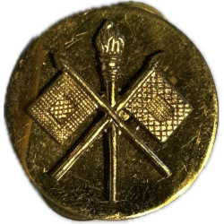 Disque de col Signal Corps, GEMSCO N.Y., à pin's