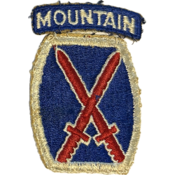 Insigne, 10th Mountain Division, Italie