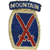 Insigne, 10th Mountain Division, Italie