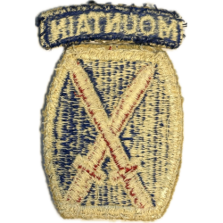 Insigne, 10th Mountain Division, Italie