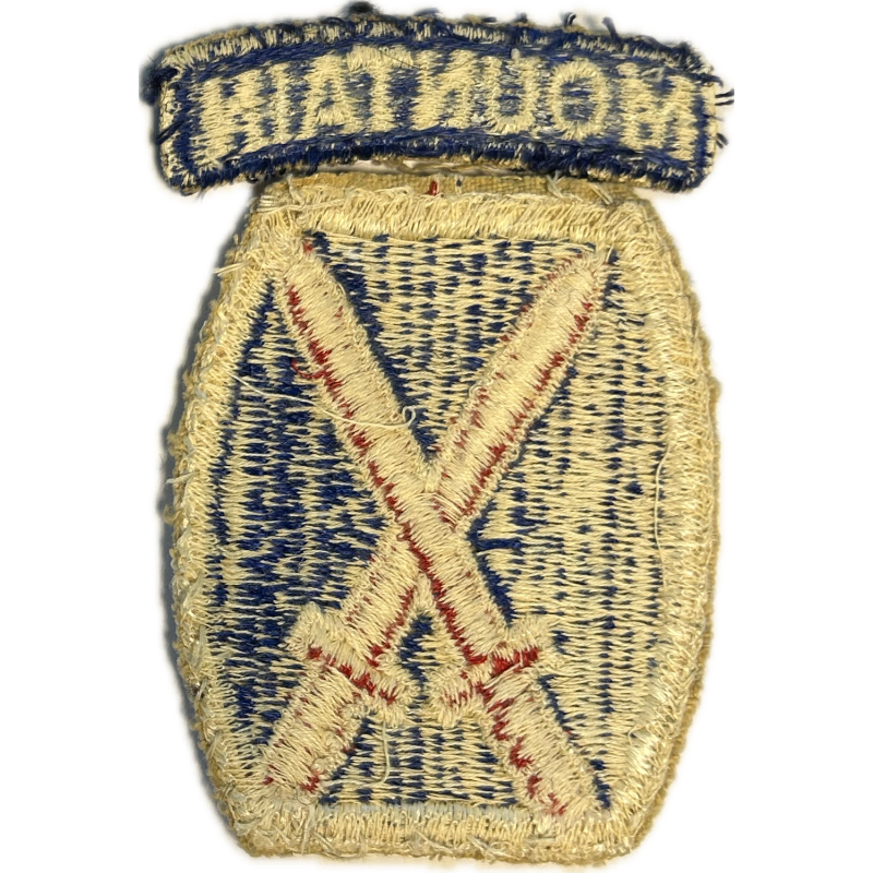 Insigne, 10th Mountain Division, Italie