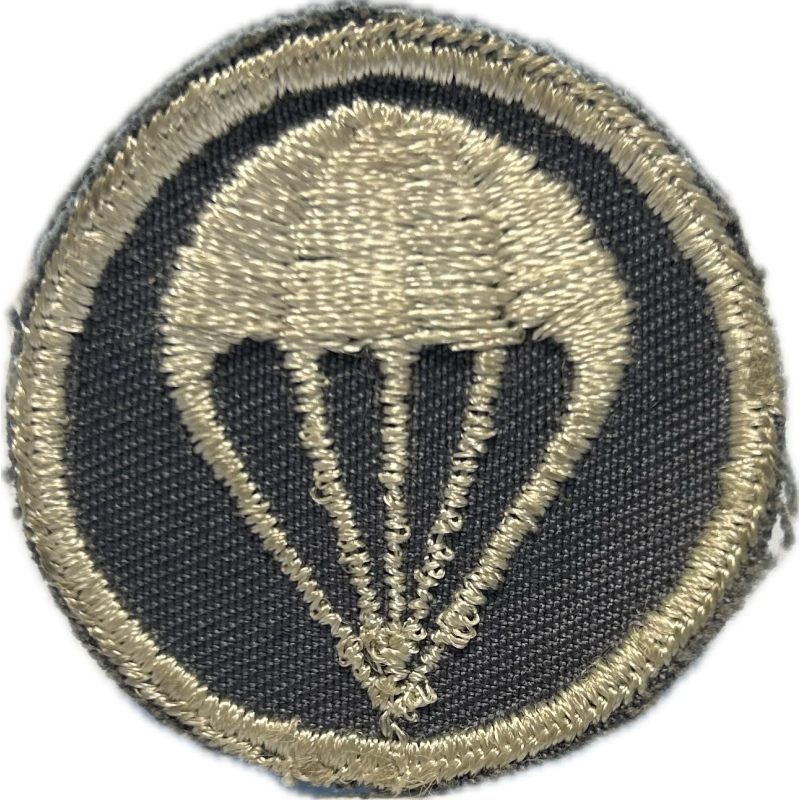 Insigne de calot parachutiste, twill, bleu