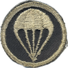 Insigne de calot parachutiste, twill, bleu