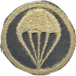 Insigne de calot parachutiste, twill, bleu