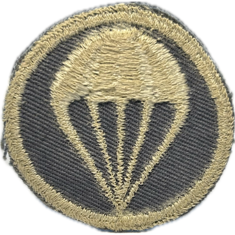 Insigne de calot parachutiste, twill, bleu