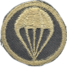 Insigne de calot parachutiste, twill, bleu
