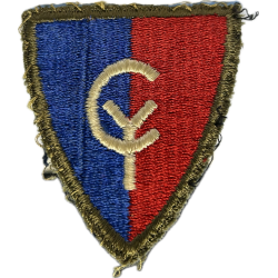 Insigne, 38th Infantry Division, dos vert 1943