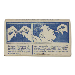 Ampoules d'ammoniaque, HANDY PAD SUPPLY CO., 1942, Item N° 91025