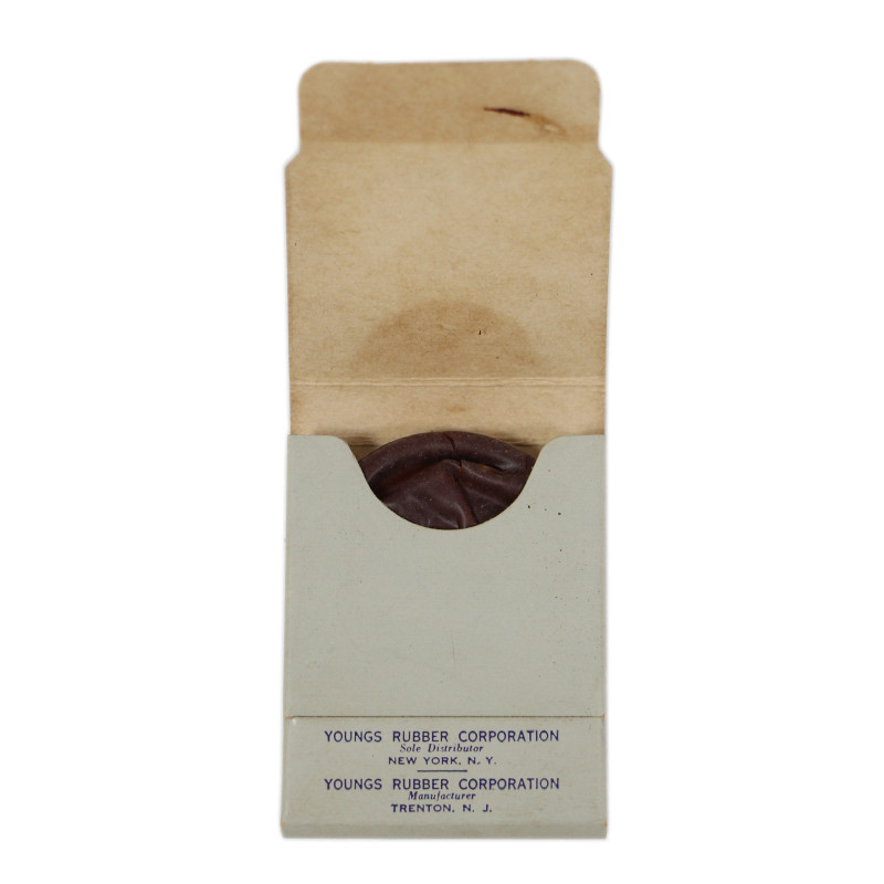 Boîte de préservatifs, Thins, 'Service Packet', YOUNGS RUBBER CORP.