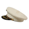 Casquette officier supérieur, USMC, blanche, LANCASTER BRAND, taille 57