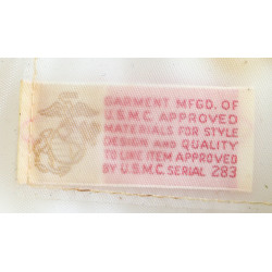 Casquette officier supérieur, USMC, blanche, LANCASTER BRAND, taille 57