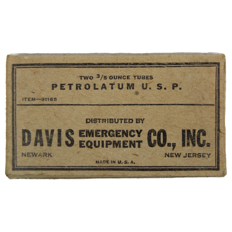 Tubes de petrolatum Item N° 91165, DAVIS CO. Inc.
