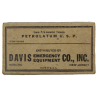 Tubes de petrolatum Item N° 91165, DAVIS CO. Inc.