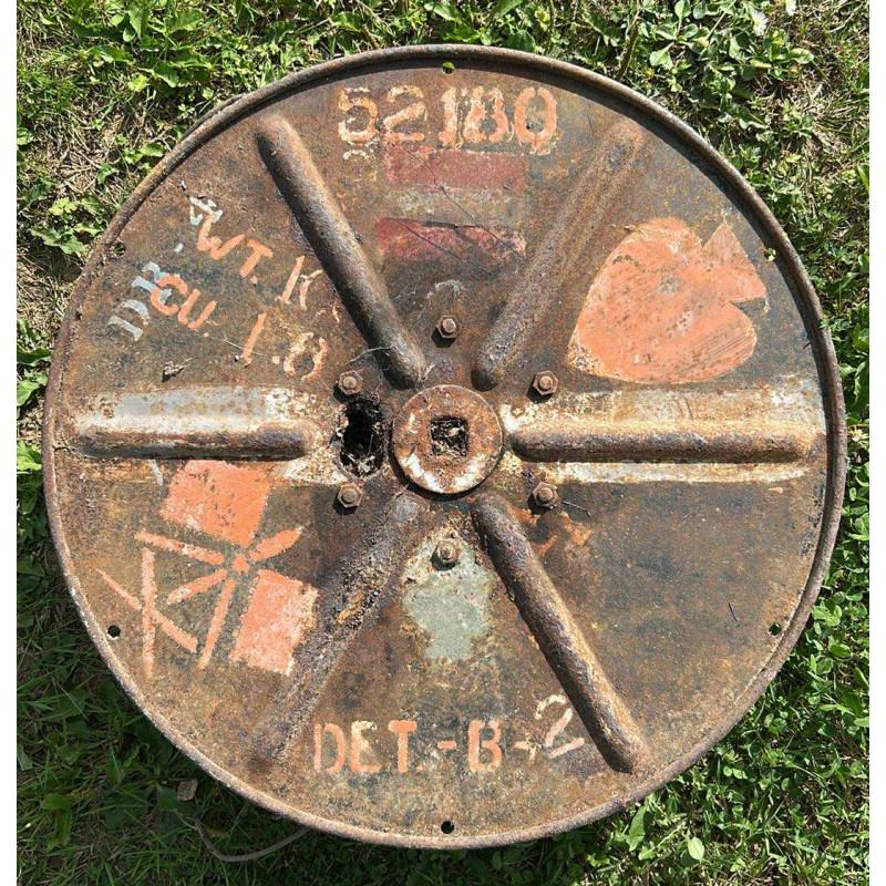 Equipment, Reel, DR-4, 394th Signal Co., Aviation, Normandy