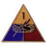Crest, 1st Armored Division, MTO, à épingle