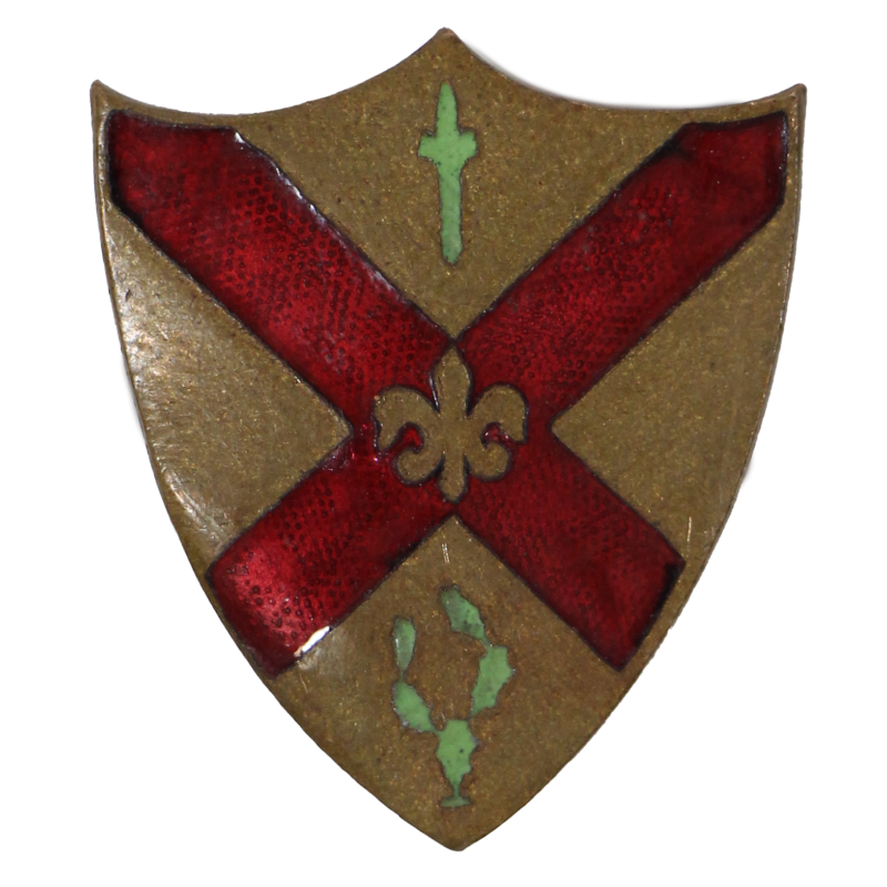 Crest, DUI, 124th Inf. Rgt., 31st Infantry Division, PTO, SB