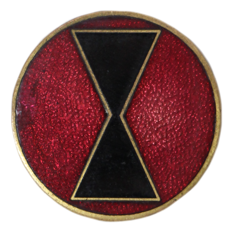 Crest, DUI, 7th Infantry Division, PB
