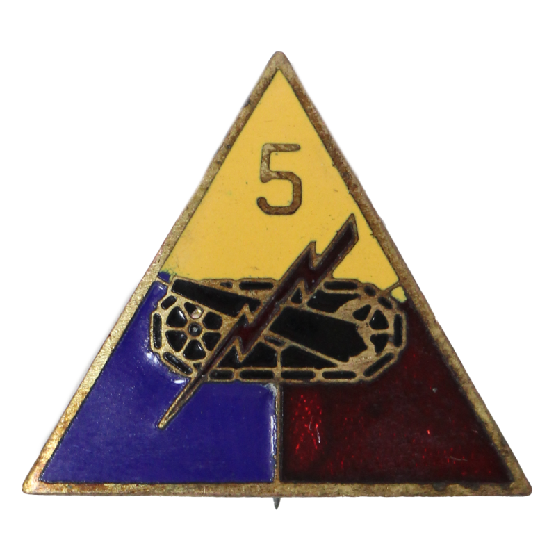 Crest, 5th Armored Division, à épingle, Normandie, Ardennes