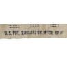 Bande en toile blanche, calibre .30, G.C.M. CO. 42