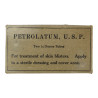 Tubes de petrolatum Item N° 91165, MINE SAFETY APPLIANCES