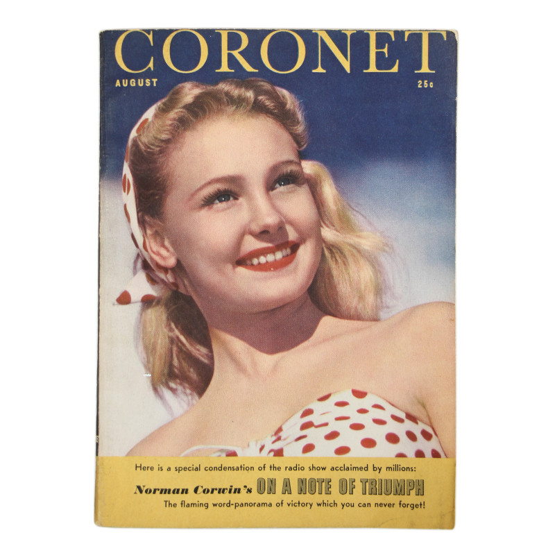 Magazine, CORONET, août 1945, US Medic