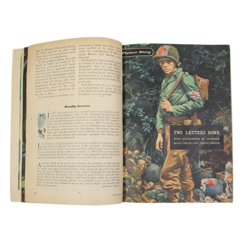 Magazine, CORONET, août 1945, US Medic