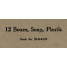 Cardboard, Boxes, Soap, Plastic, Stock N° 25-B-6120