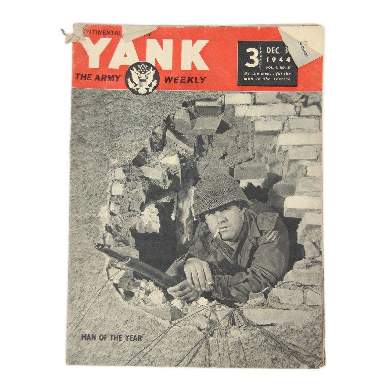 Magazine YANK, 31 décembre 1944, Continental Edition Magazine YANK, 31 décembre 1944, Continental Edition