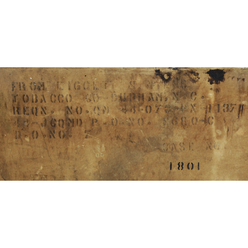 Carton, Ration, V1s, Cigarettes, CHESTERFIELD, March 1944, Empty