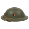 Helmet, Mk II, Veronus Hannon, 3rd Battalion, 1st Belgian Brigade