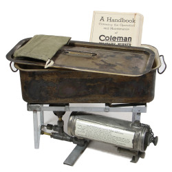 Burner, Coleman, Model No. 527, with Sterilizer, Burrows Metal Mfg. Co., USAMD