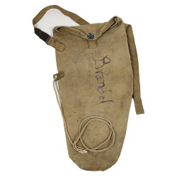 Carrier, Canvas, Gas Mask, M1A1, Taped, Named, Airborne, MTO, Southern France