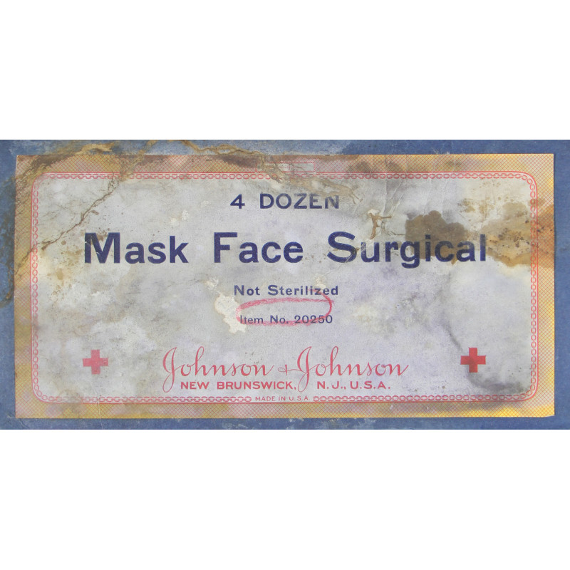 Mask, Face, Surgical, Item 20250, US Medical Department, JOHNSON & JOHNSON