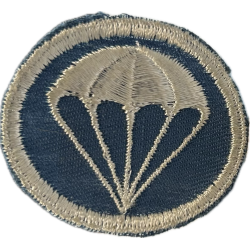 Insigne de calot parachutiste, twill, bleu