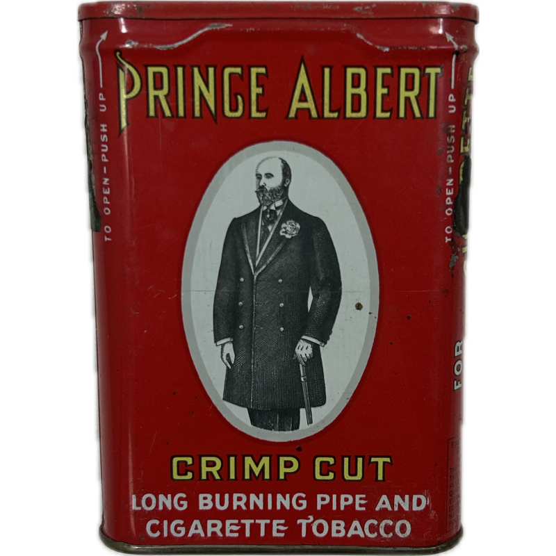Tin, Tobacco, PRINCE ALBERT, Crimp Cut, Empty