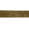 Brêlage M-1936, chattertoné, 1st Lt. John Haley, Corps of Engineers, 1942