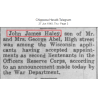 Brêlage M-1936, chattertoné, 1st Lt. John Haley, Corps of Engineers, 1942