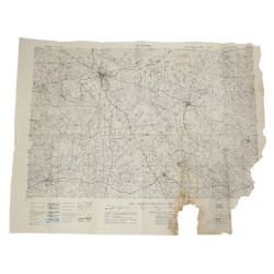 Map, St. James, Normandy, 1944