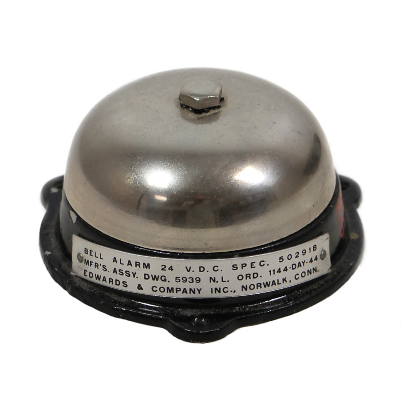 Sonnette d'alarme, 24 V.D.C., USAAF, Edwards & Company Inc., 1944