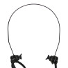 Receivers (Earphones), Type R-30-R, US Army, on HB-30 Headseat