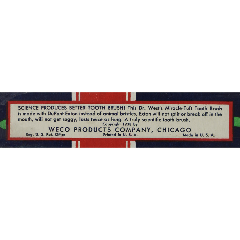 Toothbrush, Dr. West's, Miracle-Tuft, in its box