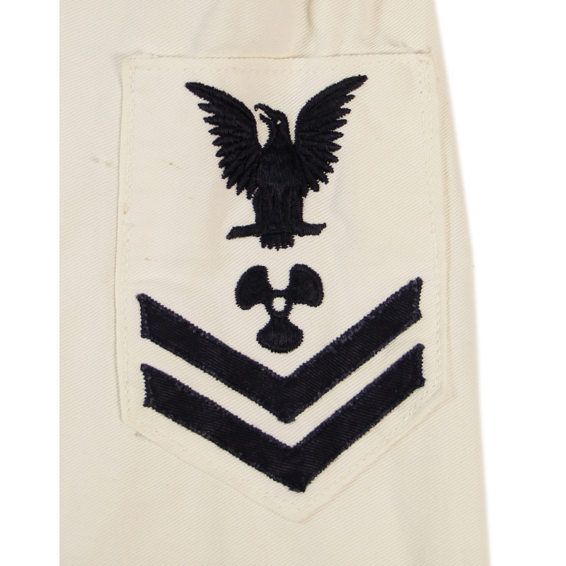 Jacket, Jumper, US Navy, Undress White Service Uniform, Machinist's Mate 2nd Class, Named