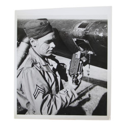 Photo, Cpl. Husselman, Angleterre, USAAF, 1943