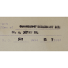 Rapport disciplinaire, Pvt. Carving Elliott, 254th Port Company, Blosville, Normandie, 1945