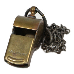 Whistle, Brass, Military, Made in U.S.A.