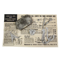 Kit de survie, pêche, Gilet C-1, USAAF