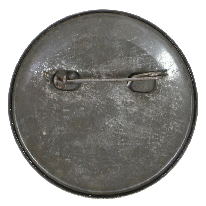 Badge, Pin, MP, Military Police, Black
