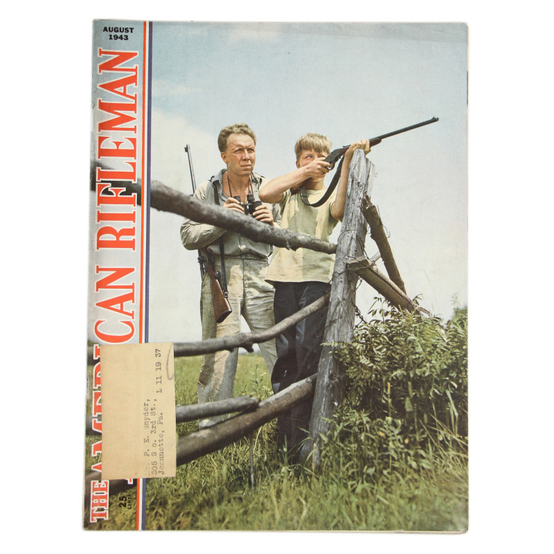 Lot of Five Issues, Magazine, THE AMERICAN RIFLEMAN, 1943