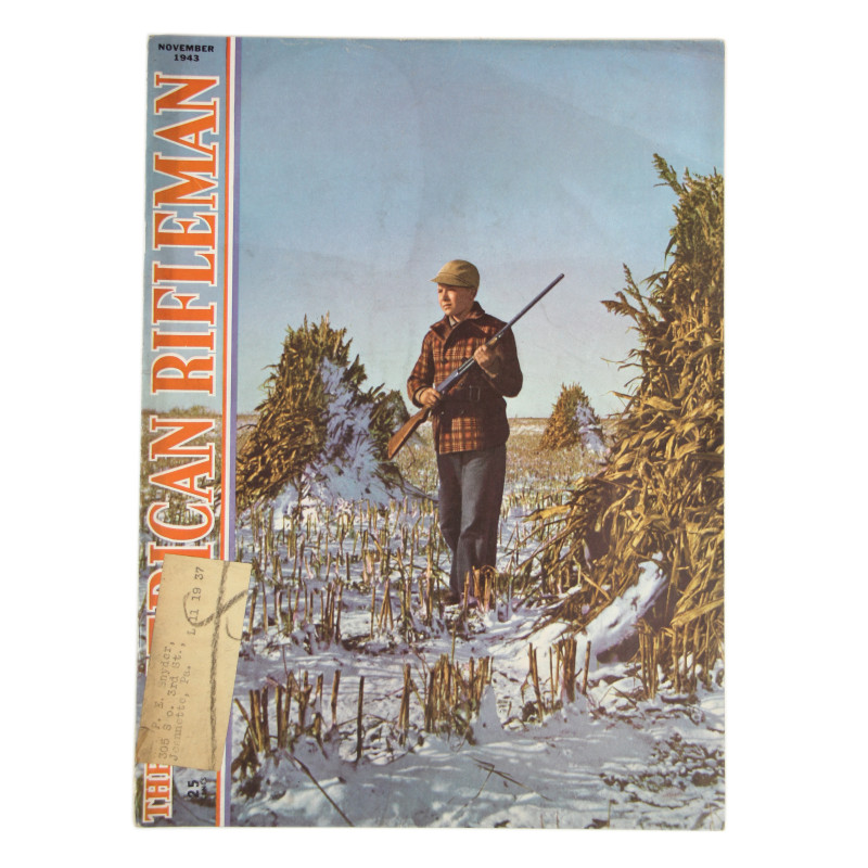 Lot of Five Issues, Magazine, THE AMERICAN RIFLEMAN, 1943