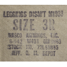 Guêtres en toile, US Army, 3R, NASCO AWNINGS, INC. 1942
